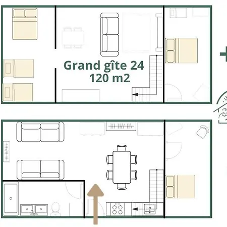 Vakantiehuis Les Regniers - 2 Pour Partir Ensemble *